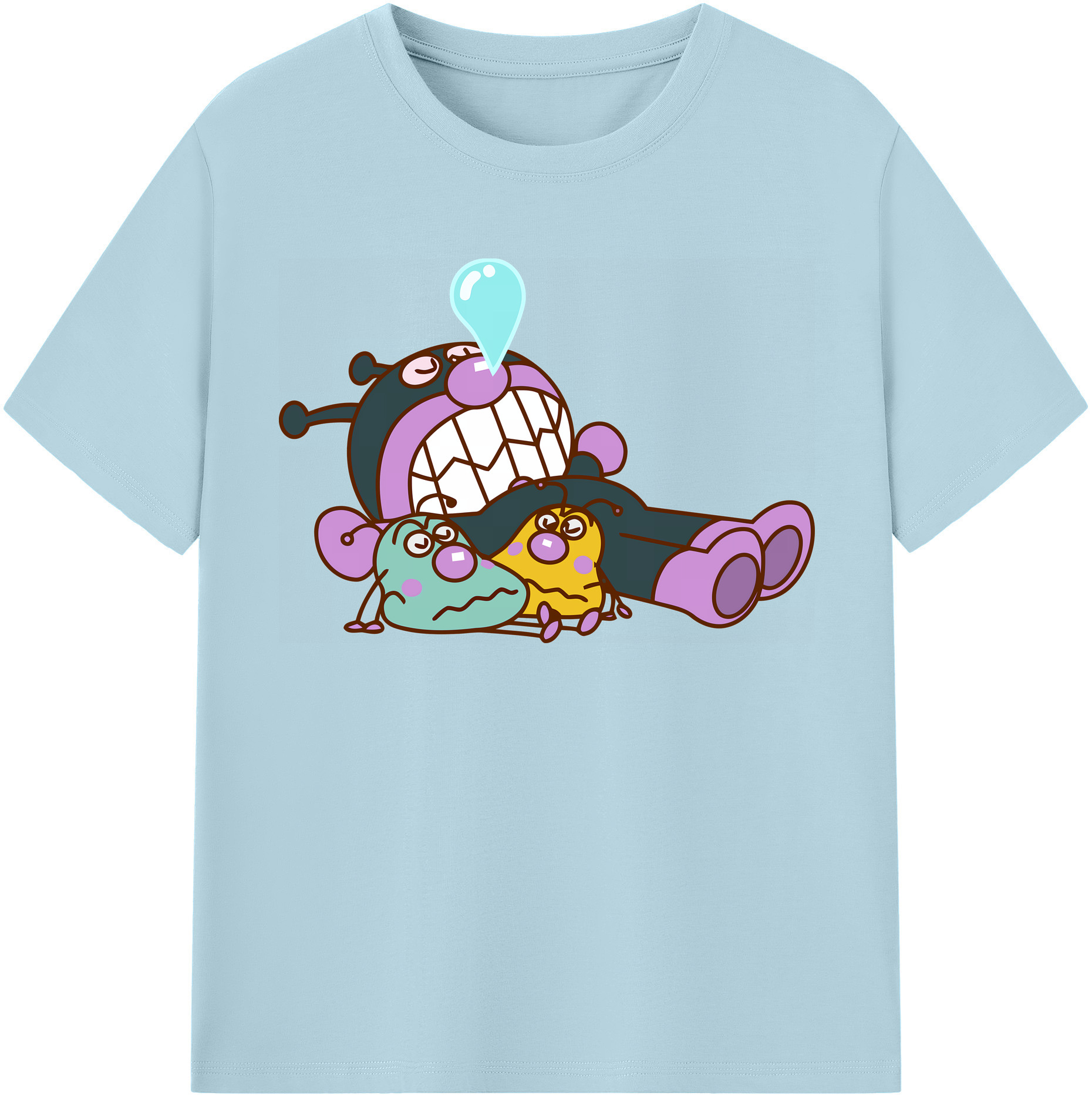 （画像用） アンパンマン Anpanman 綿100％半袖Tシャツ（フロントプリント）